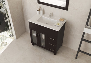Laviva 31321529-32 Nova 32" Bathroom Vanity with White Ceramic Basin Countertop