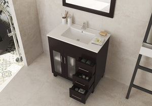 Laviva 31321529-32 Nova 32" Bathroom Vanity with White Ceramic Basin Countertop