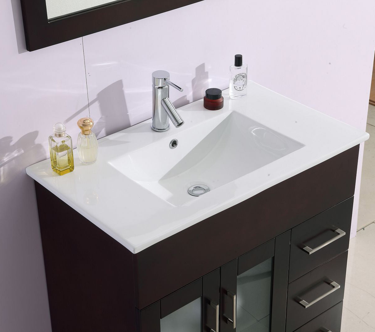 Laviva 31321529-32 Nova 32" Bathroom Vanity with White Ceramic Basin Countertop