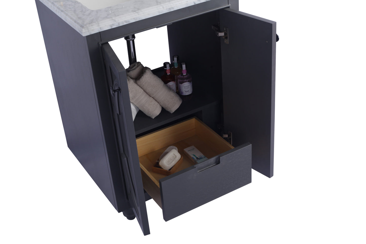 Laviva 313613-24G Odyssey 24" Bathroom Vanity with Countertop