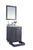 Laviva 313613-24G Odyssey 24" Bathroom Vanity with Countertop