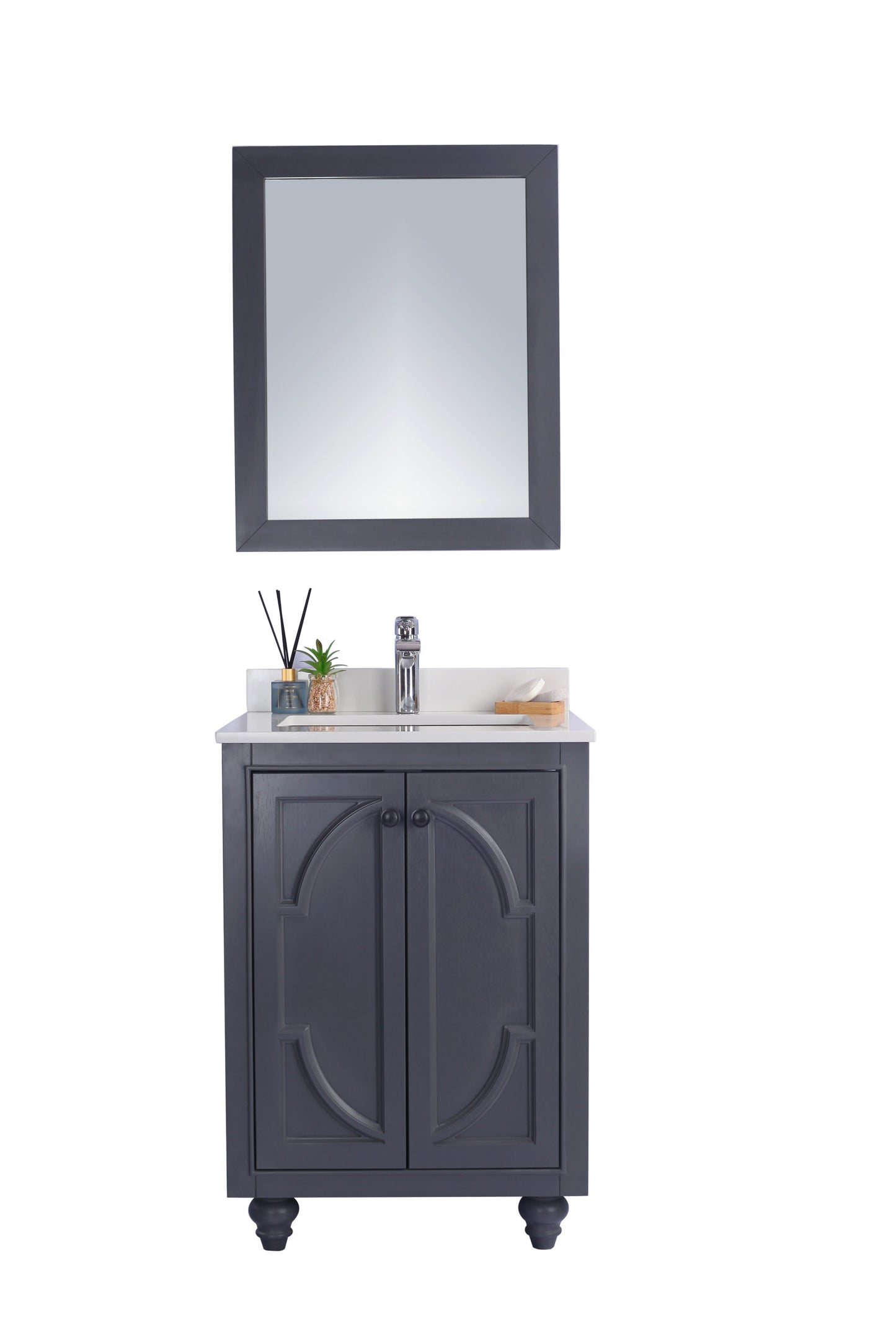 Laviva 313613-24G Odyssey 24" Bathroom Vanity with Countertop