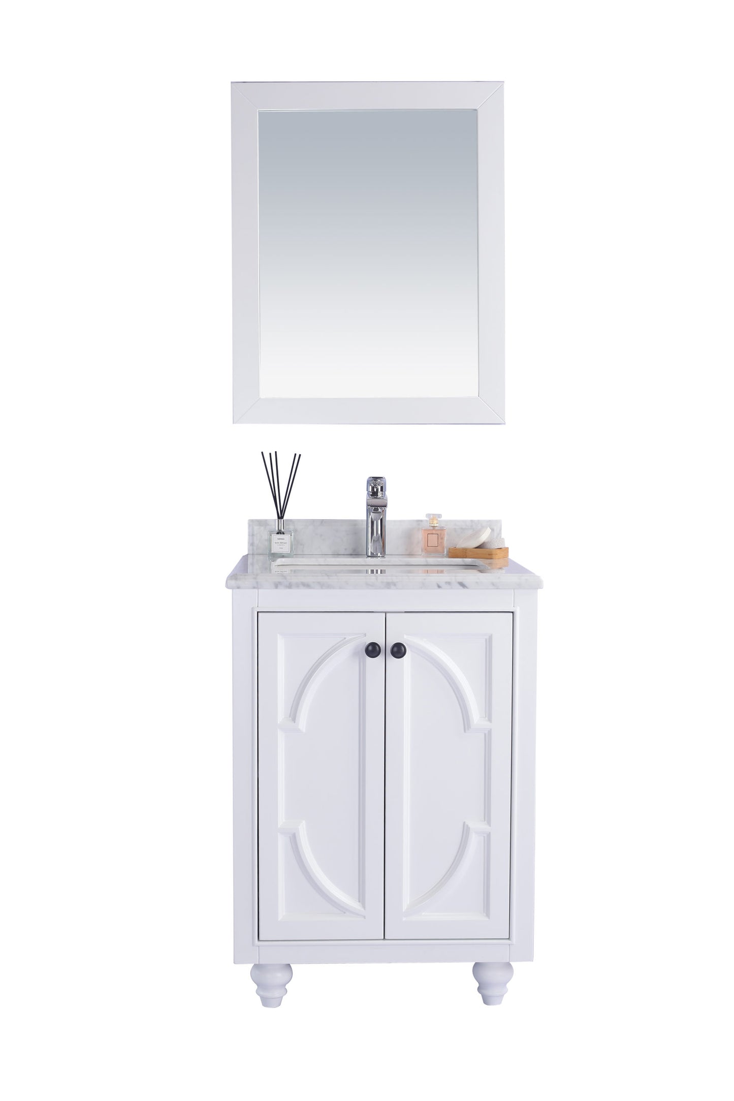 Laviva 313613-24W Odyssey 24" Bathroom Vanity with Countertop