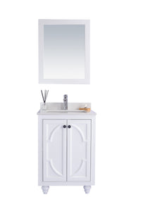 Laviva 313613-24W Odyssey 24" Bathroom Vanity with Countertop