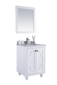 Laviva 313613-24W Odyssey 24" Bathroom Vanity with Countertop