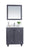 Laviva 313613-30G Odyssey 30" Bathroom Vanity with Countertop