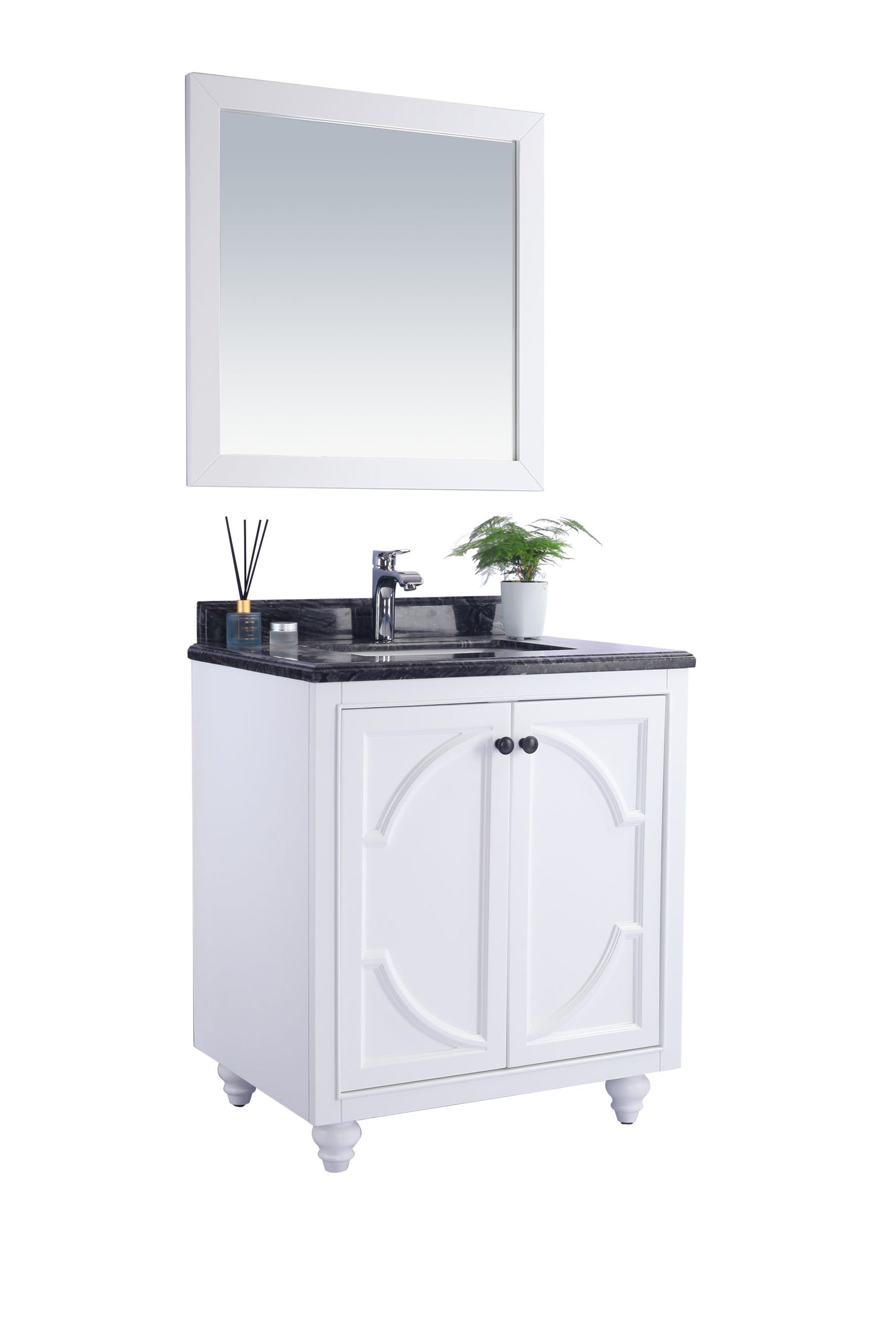 Laviva 313613-30W Odyssey 30" Bathroom Vanity with Countertop