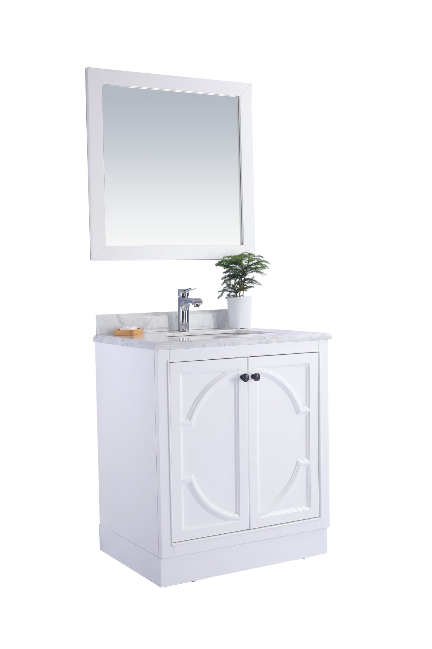 Laviva 313613-30W Odyssey 30" Bathroom Vanity with Countertop