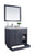 Laviva 313613-36G Odyssey 36" Bathroom Vanity with Countertop