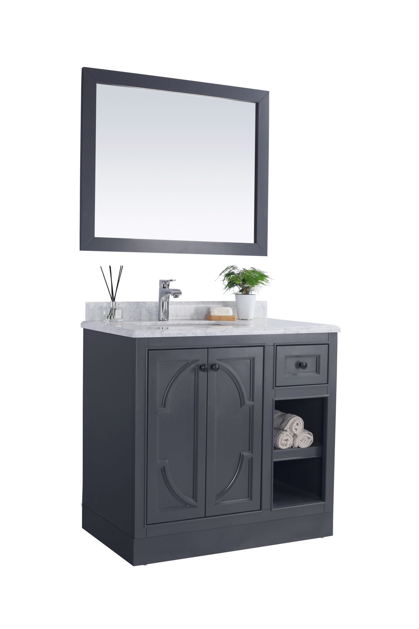 Laviva 313613-36G Odyssey 36" Bathroom Vanity with Countertop