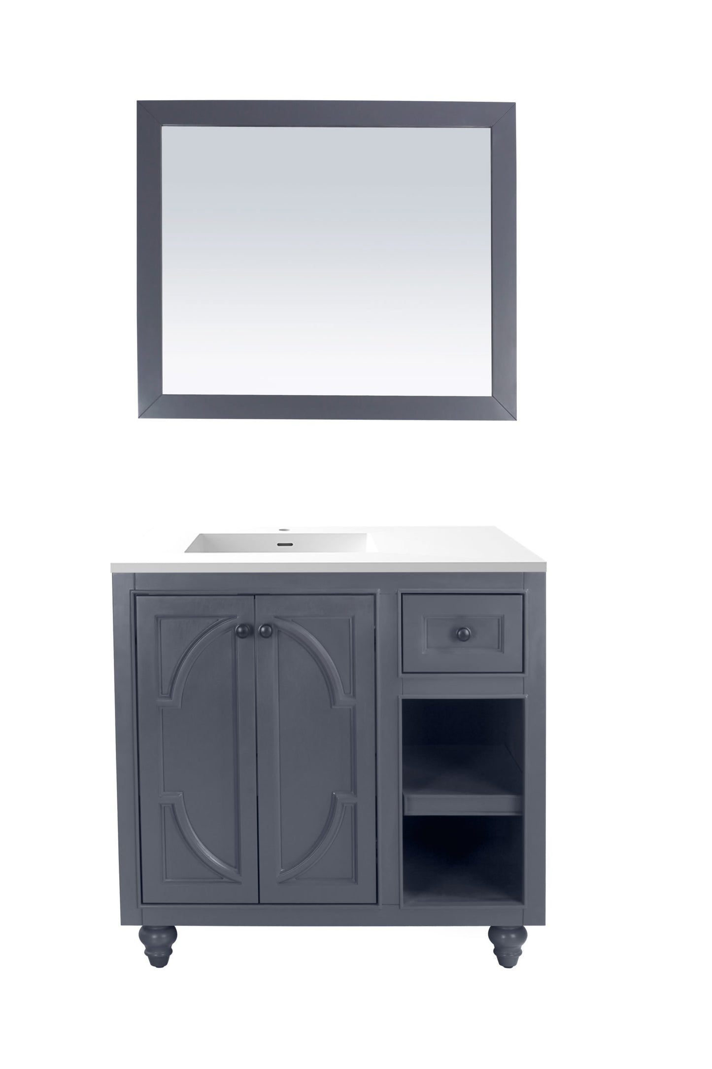 Laviva 313613-36G Odyssey 36" Bathroom Vanity with Countertop