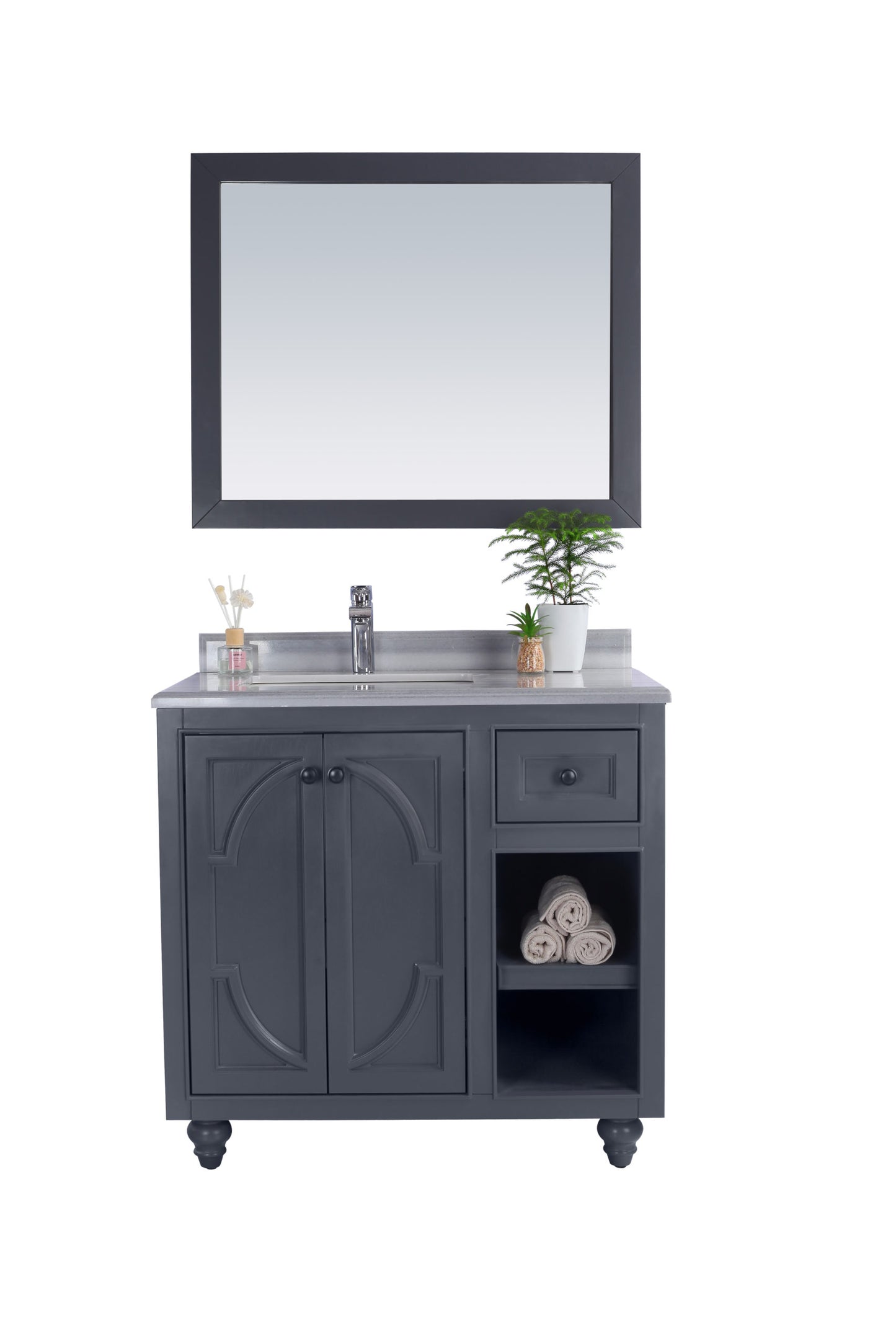 Laviva 313613-36G Odyssey 36" Bathroom Vanity with Countertop