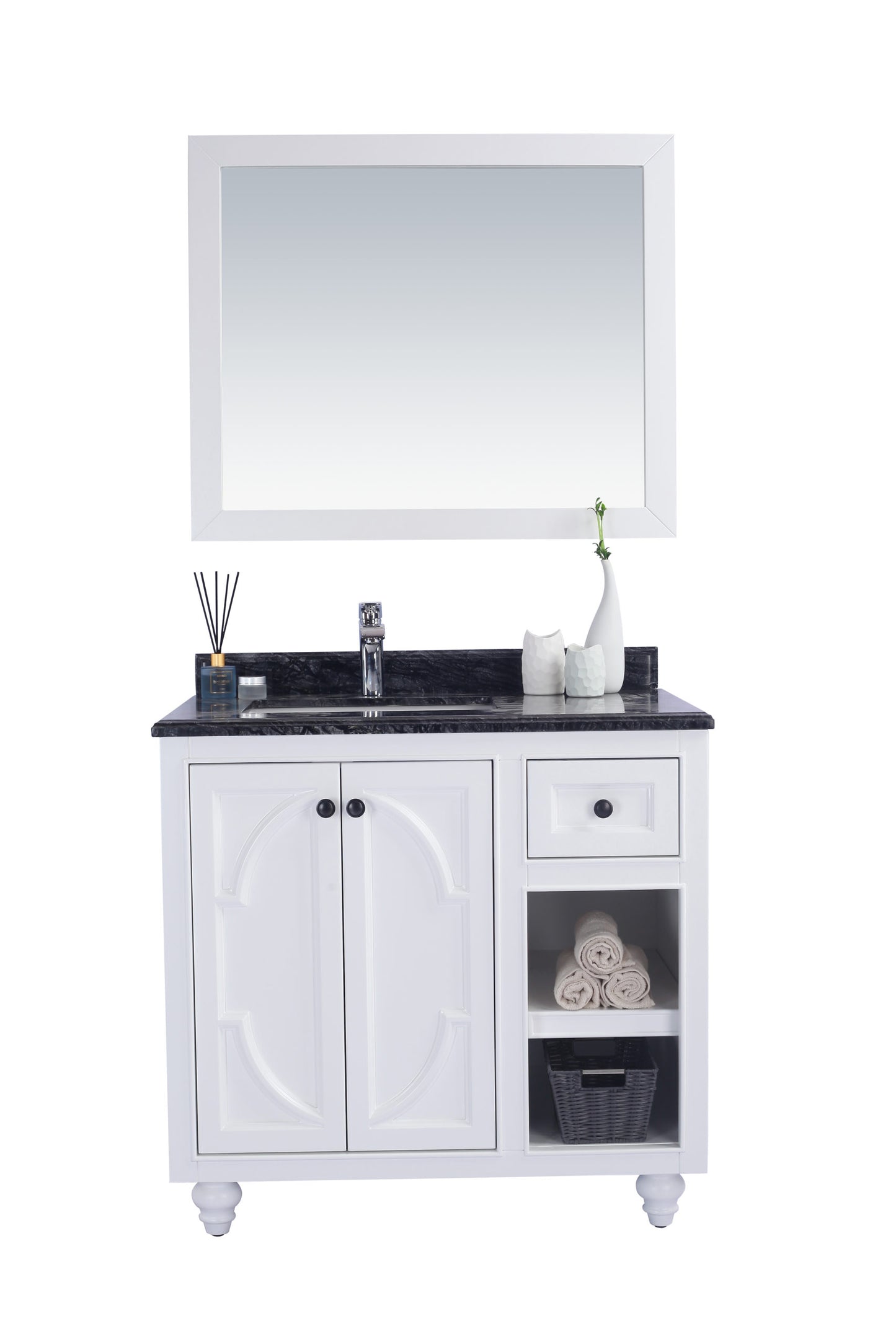 Laviva 313613-36W Odyssey 36" Bathroom Vanity with Countertop