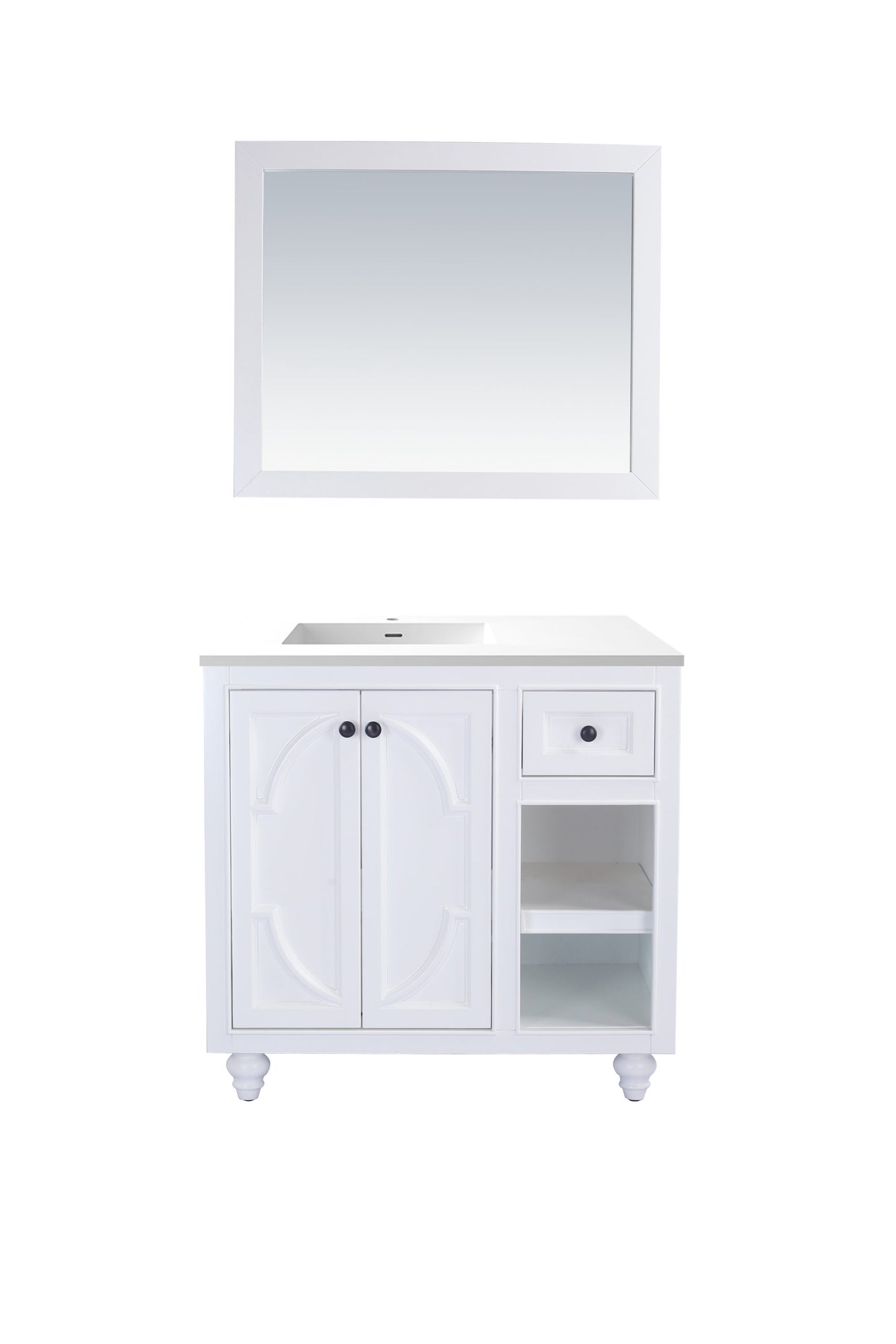 Laviva 313613-36W Odyssey 36" Bathroom Vanity with Countertop
