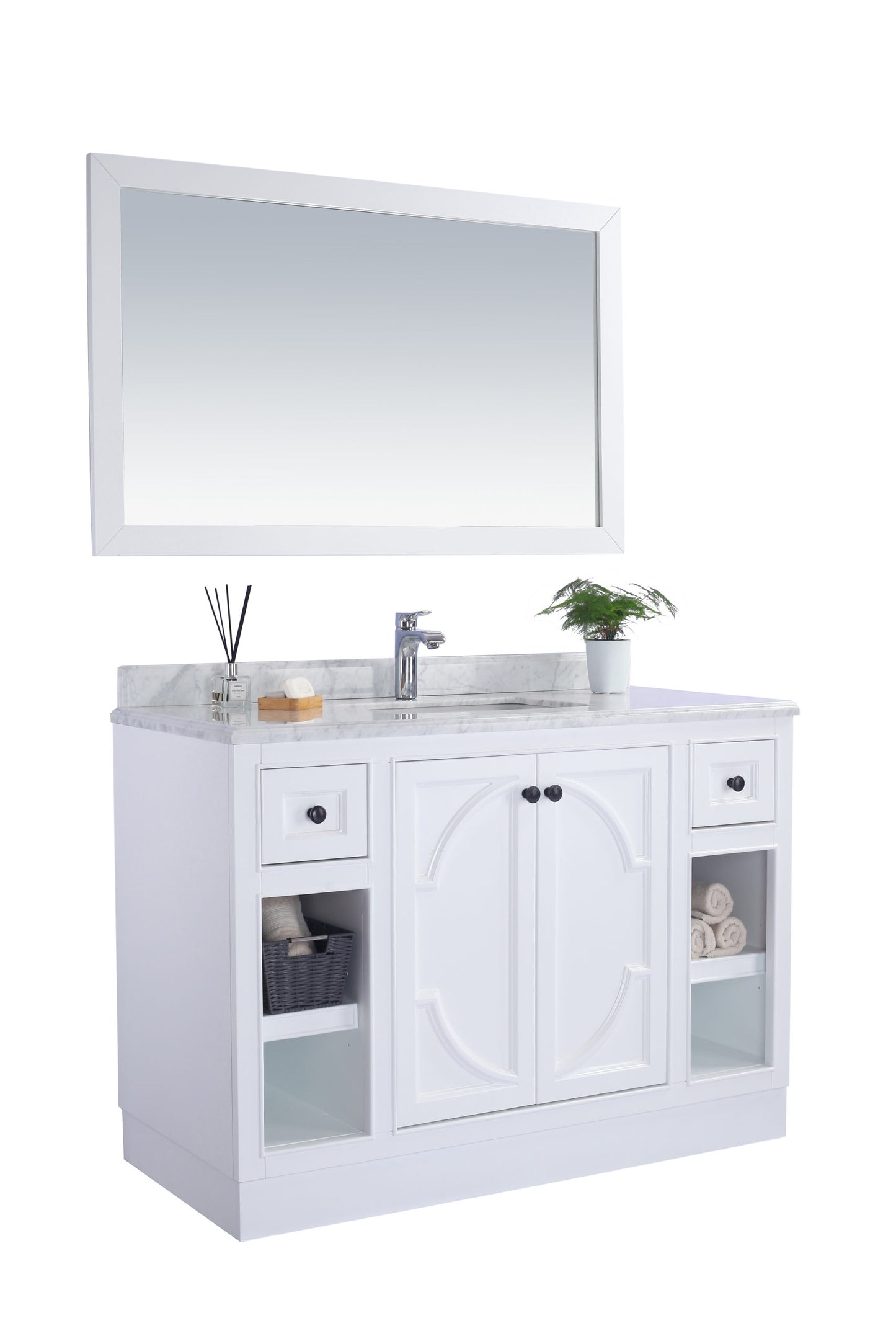 Laviva 313613-48W Odyssey 48" Bathroom Vanity with Countertop
