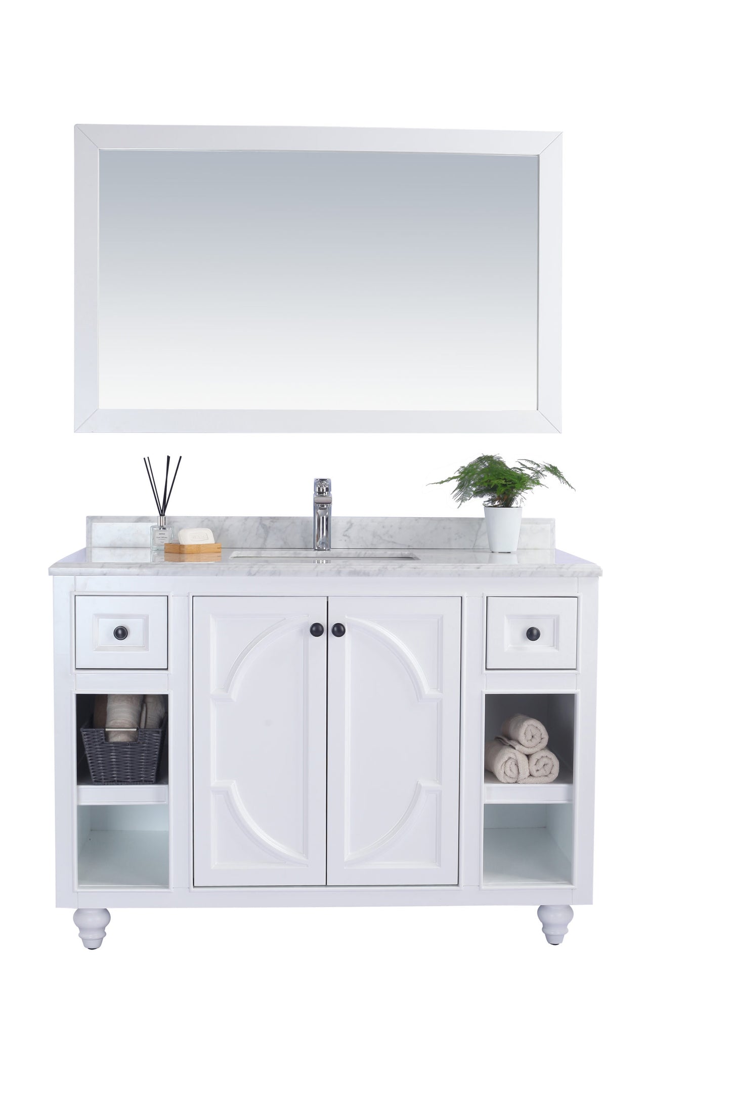 Laviva 313613-48W Odyssey 48" Bathroom Vanity with Countertop