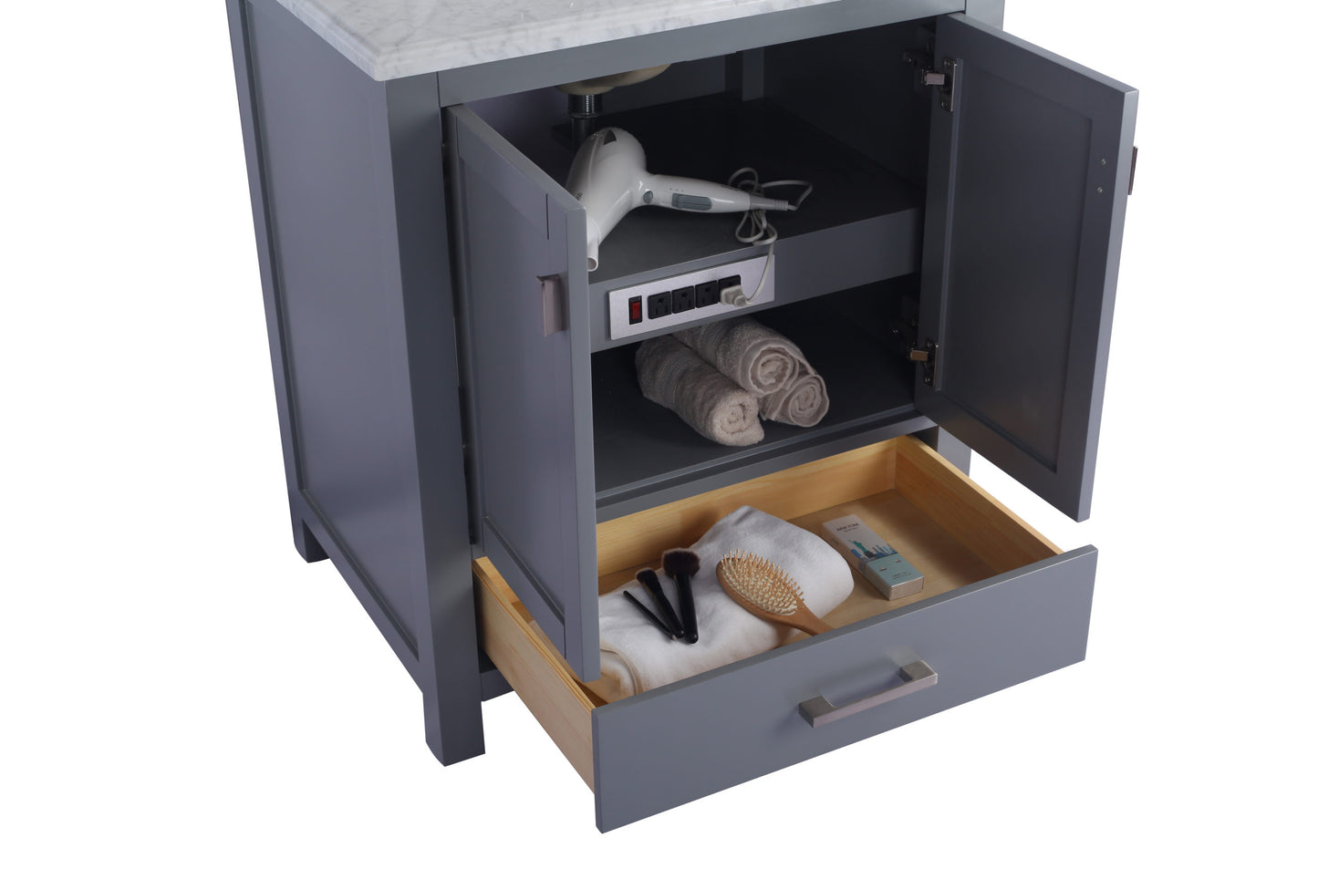 Laviva 313ANG-30G Wilson 30" Bathroom Vanity with Countertop