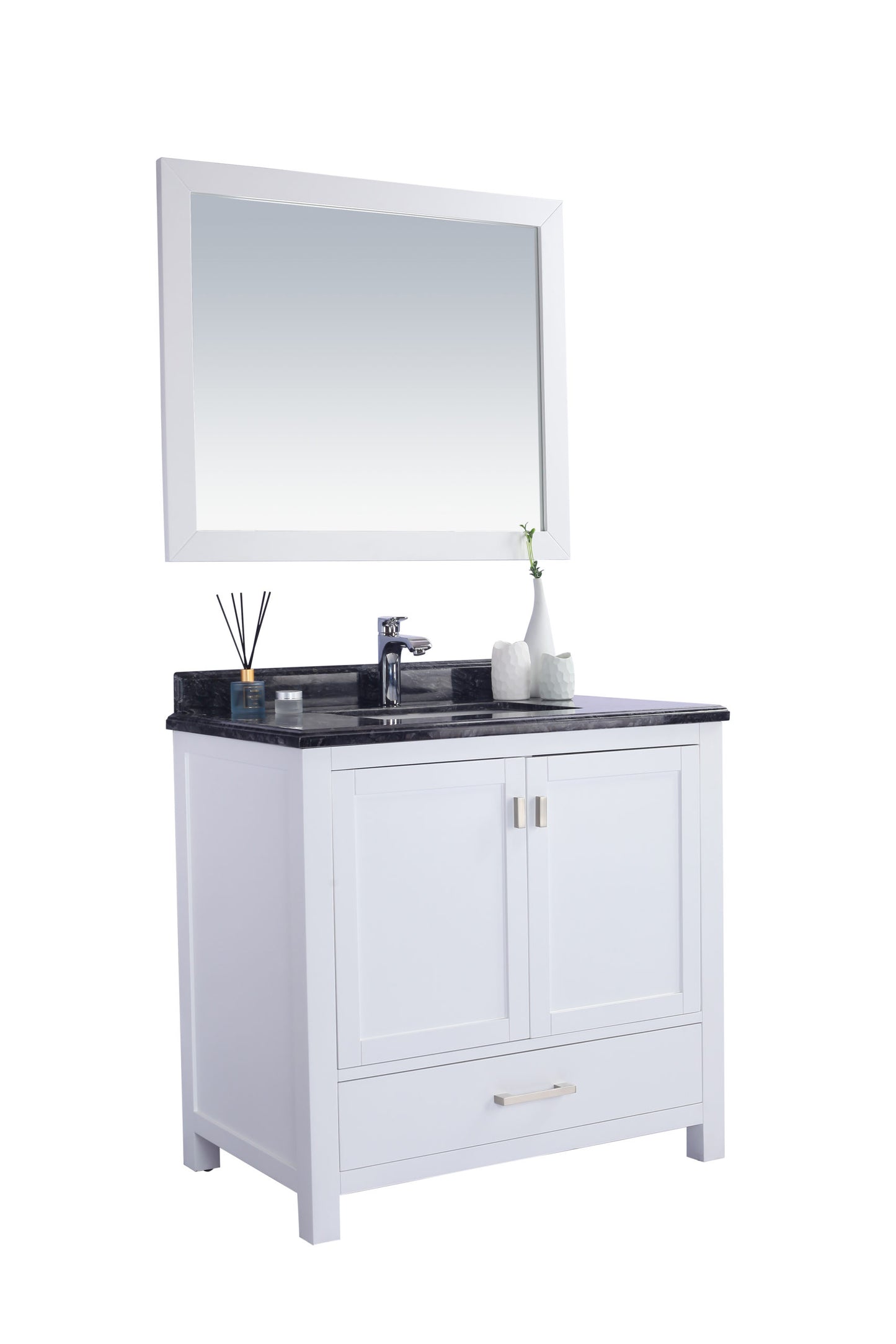 Laviva 313ANG-36W Wilson 36" Bathroom Vanity with Countertop
