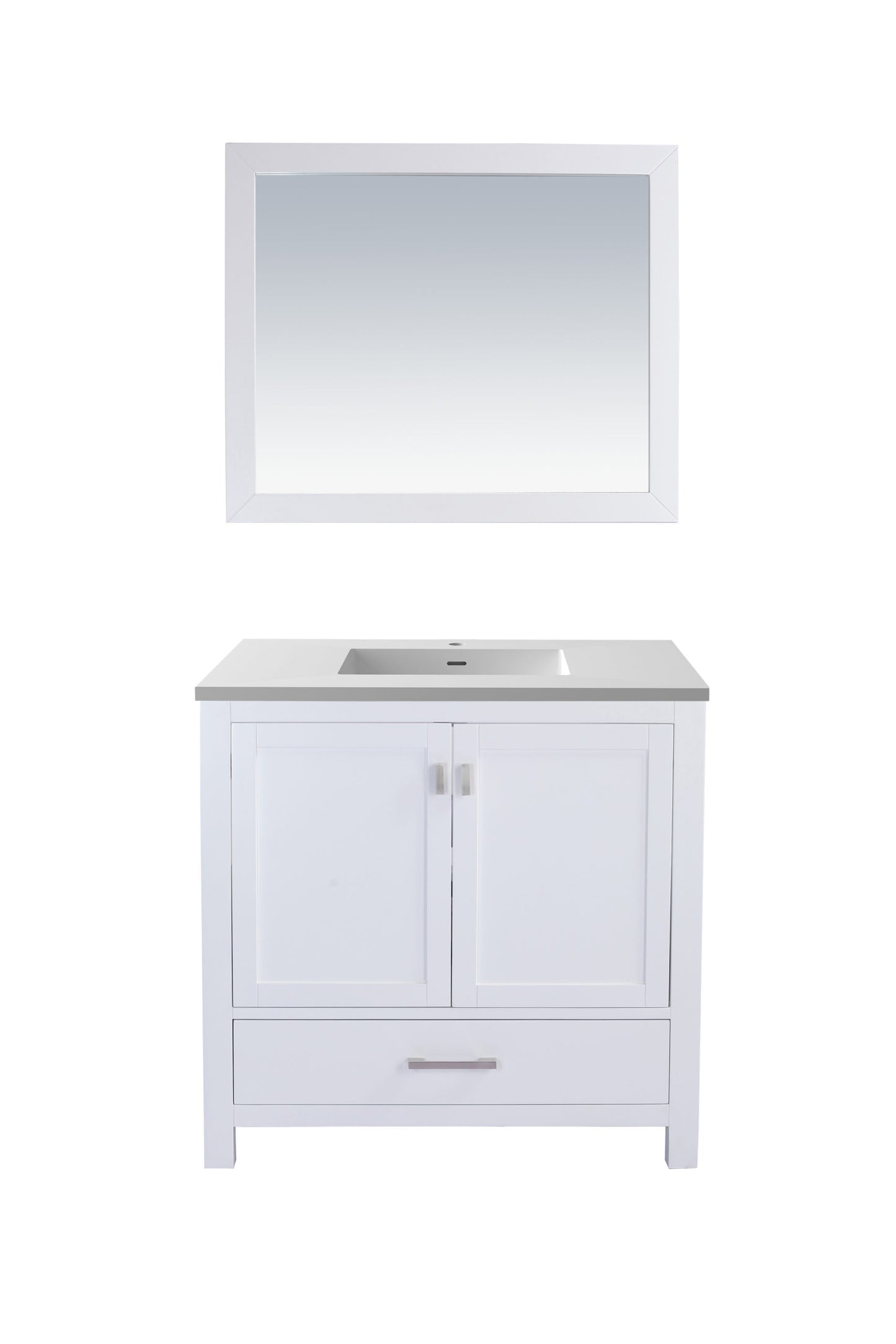 Laviva 313ANG-36W Wilson 36" Bathroom Vanity with Countertop