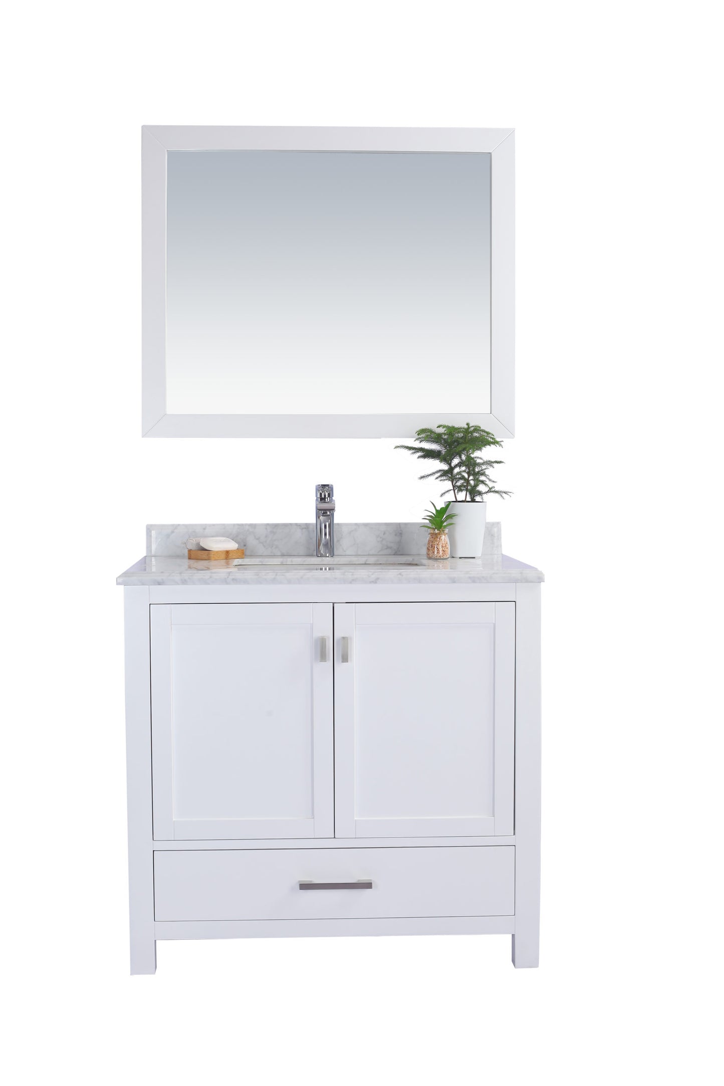 Laviva 313ANG-36W Wilson 36" Bathroom Vanity with Countertop