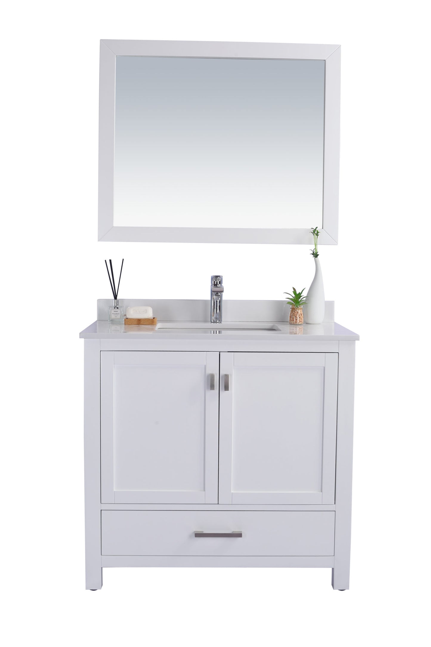 Laviva 313ANG-36W Wilson 36" Bathroom Vanity with Countertop