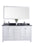Laviva 313ANG-60W Wilson 60" Double Sink Bathroom Vanity with Countertop