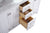 Laviva 313ANG-60W Wilson 60" Double Sink Bathroom Vanity with Countertop
