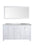 Laviva 313ANG-60W Wilson 60" Double Sink Bathroom Vanity with Countertop