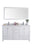 Laviva 313ANG-60W Wilson 60" Double Sink Bathroom Vanity with Countertop