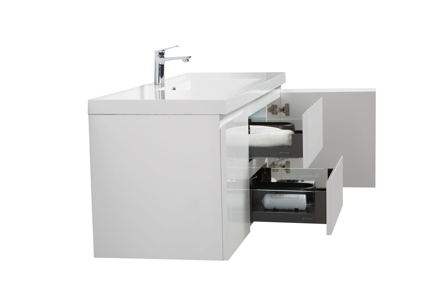 Laviva 313AUR-60C Aurora 60" Wall Hung Single Sink Bathroom Vanity Cabinet - Parent