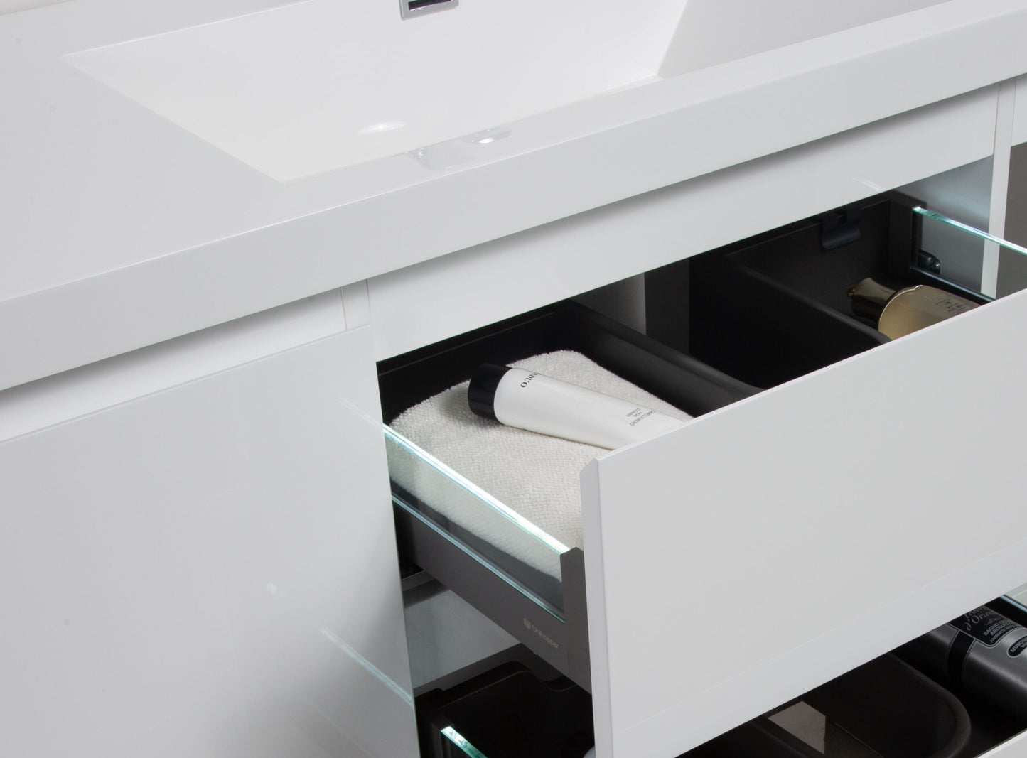 Laviva 313AUR-60C Aurora 60" Wall Hung Single Sink Bathroom Vanity Cabinet - Parent