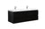 Laviva 313AUR-60D Aurora 60" Wall Hung Double Sink Bathroom Vanity Cabinet