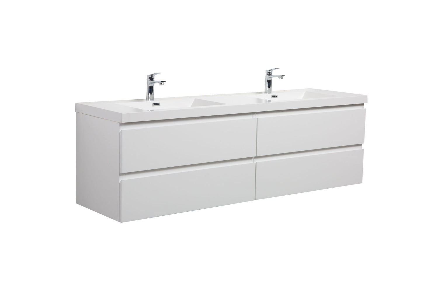 Laviva 313AUR-72D Aurora 72" Wall Hung Double Sink Bathroom Vanity Cabinet - Parent