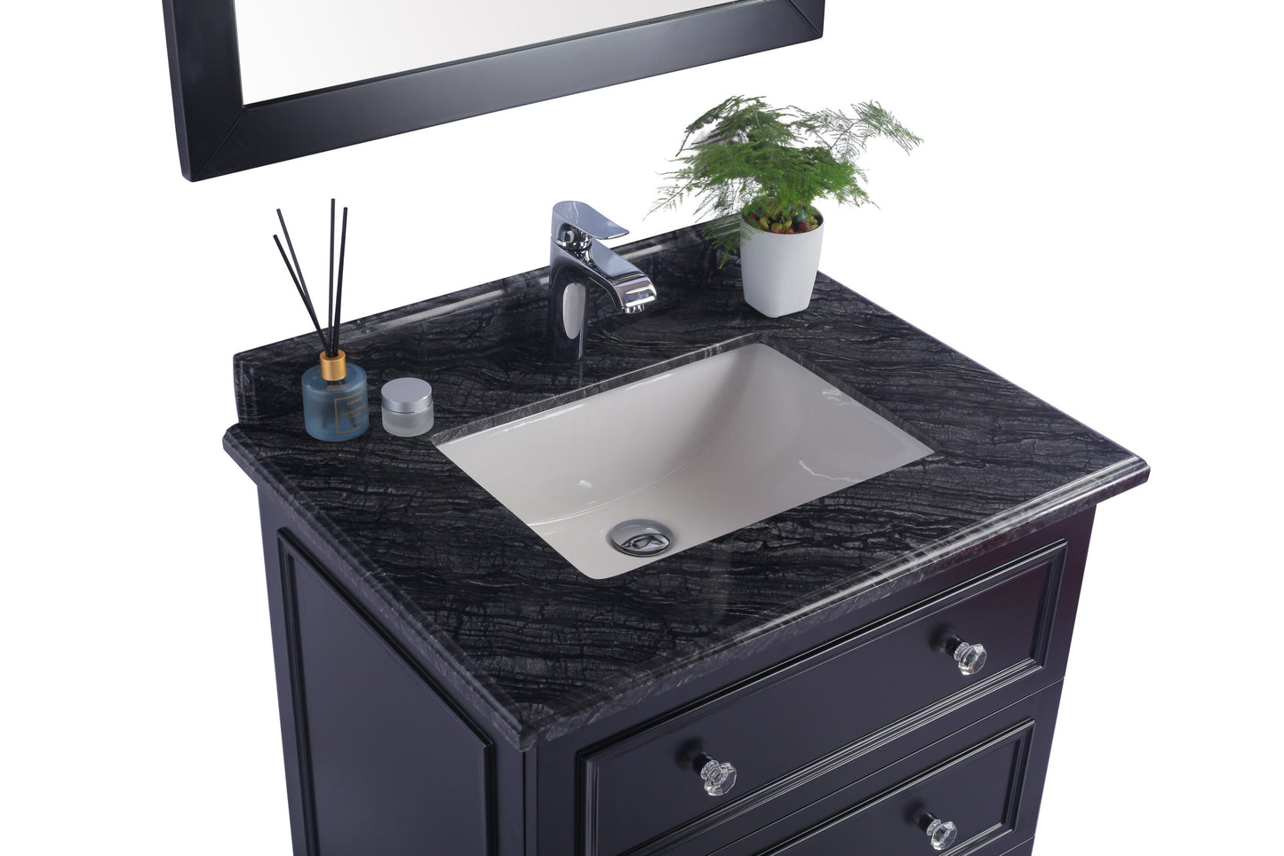 Laviva 313DVN-30E Luna 30" Bathroom Vanity with Countertop