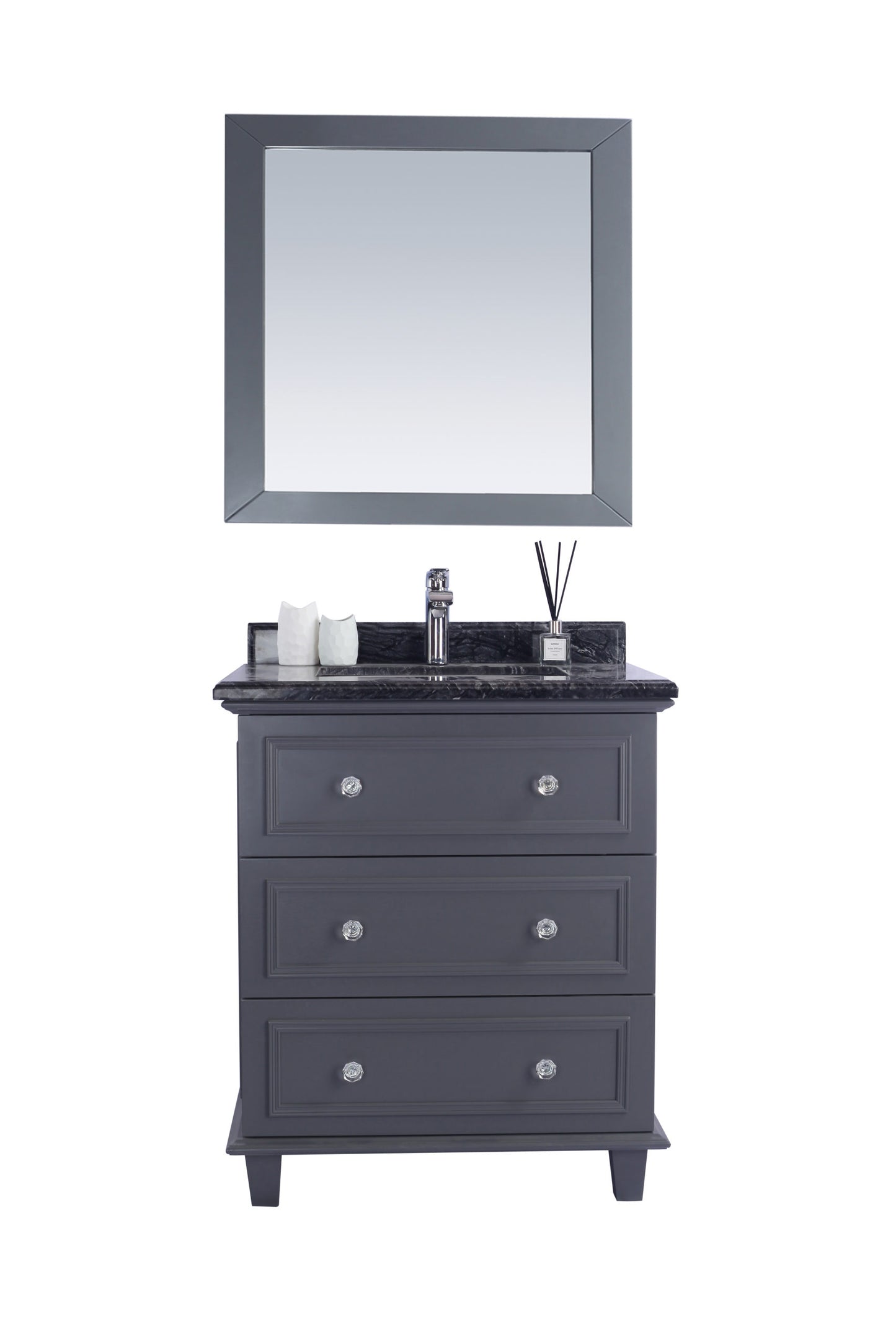 Laviva 313DVN-30G Luna 30" Bathroom Vanity with Countertop