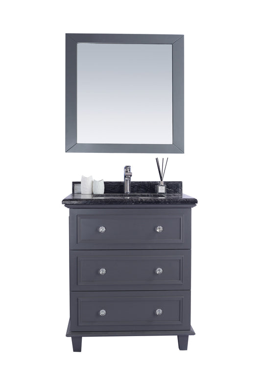 Laviva 313DVN-30G Luna 30" Bathroom Vanity with Countertop