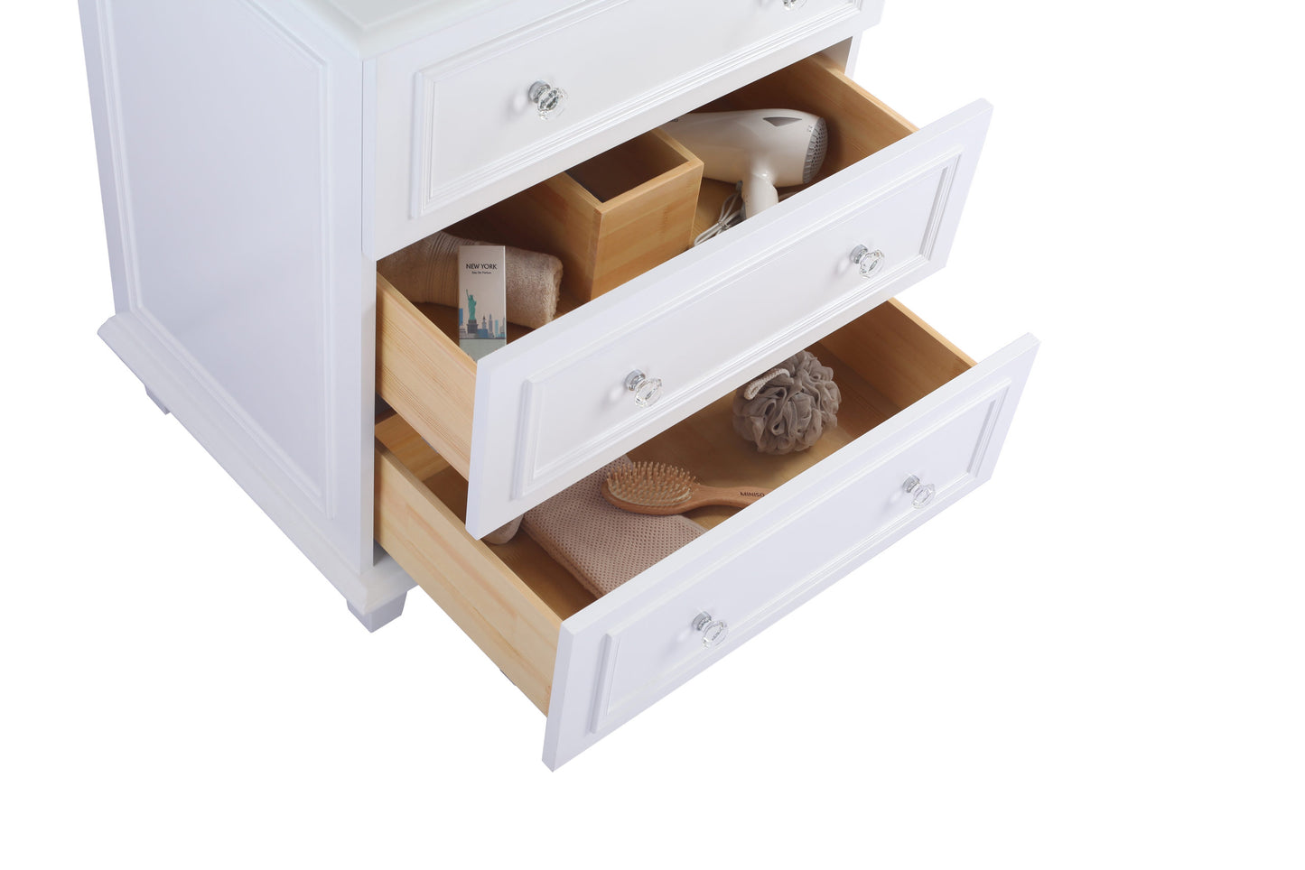 Laviva 313DVN-30W Luna 30" Bathroom Vanity with Countertop