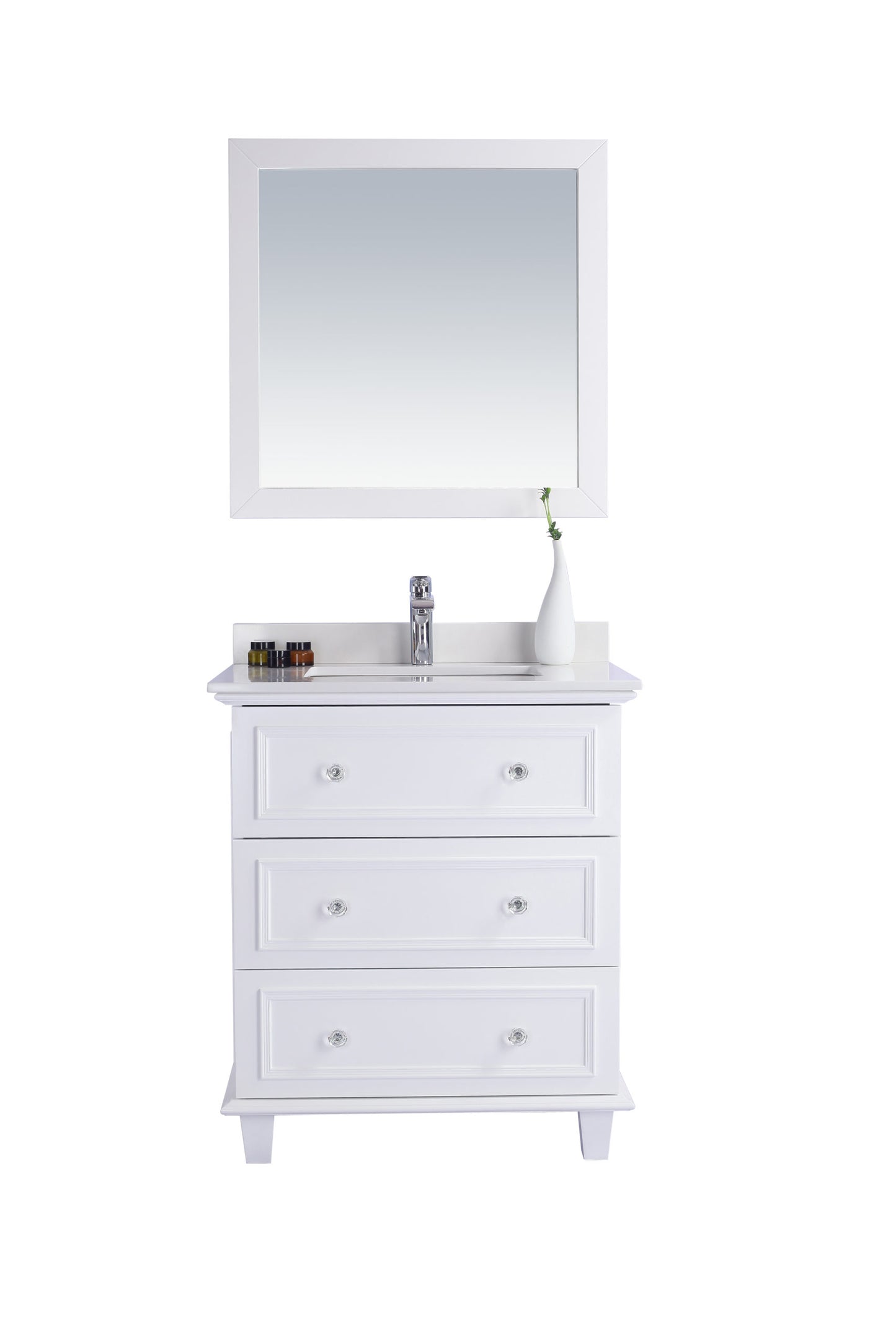 Laviva 313DVN-30W Luna 30" Bathroom Vanity with Countertop