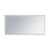 Laviva 313FF-6030 Sterling 60" Framed Rectangular Mirror