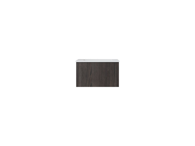 Laviva 313LGN-24CR Legno 24" Bathroom Vanity with VIVA Stone Solid Surface Countertop