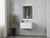 Laviva 313LGN-30AW Legno 30" Bathroom Vanity with VIVA Stone Solid Surface Countertop