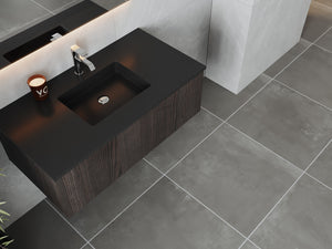 Laviva 313LGN-42CR Legno 42" Bathroom Vanity with VIVA Stone Solid Surface Countertop