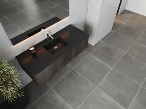 Laviva 313LGN-54CR Legno 54" Bathroom Vanity with VIVA Stone Solid Surface Countertop