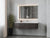 Laviva 313LGN-60CCR Legno 60" Single Sink Bathroom Vanity with VIVA Stone Solid Surface Countertop
