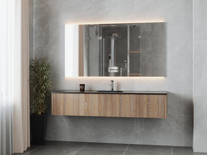 Laviva 313LGN-72CWG Legno 72" Single Sink Bathroom Vanity with VIVA Stone Solid Surface Countertop