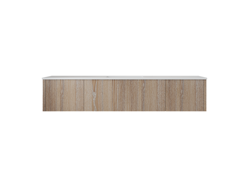 Laviva 313LGN-72CWG Legno 72" Single Sink Bathroom Vanity with VIVA Stone Solid Surface Countertop