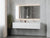 Laviva 313LGN-72DAW Legno 72" Double Sink Bathroom Vanity with VIVA Stone Solid Surface Countertop