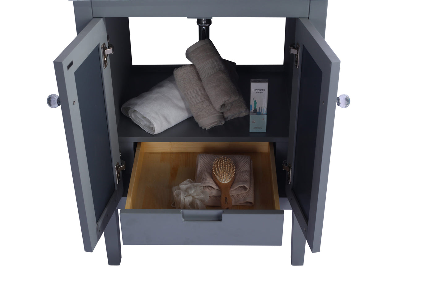 Laviva 313MKSH-24G Mediterraneo 24" Bathroom Vanity with Countertop