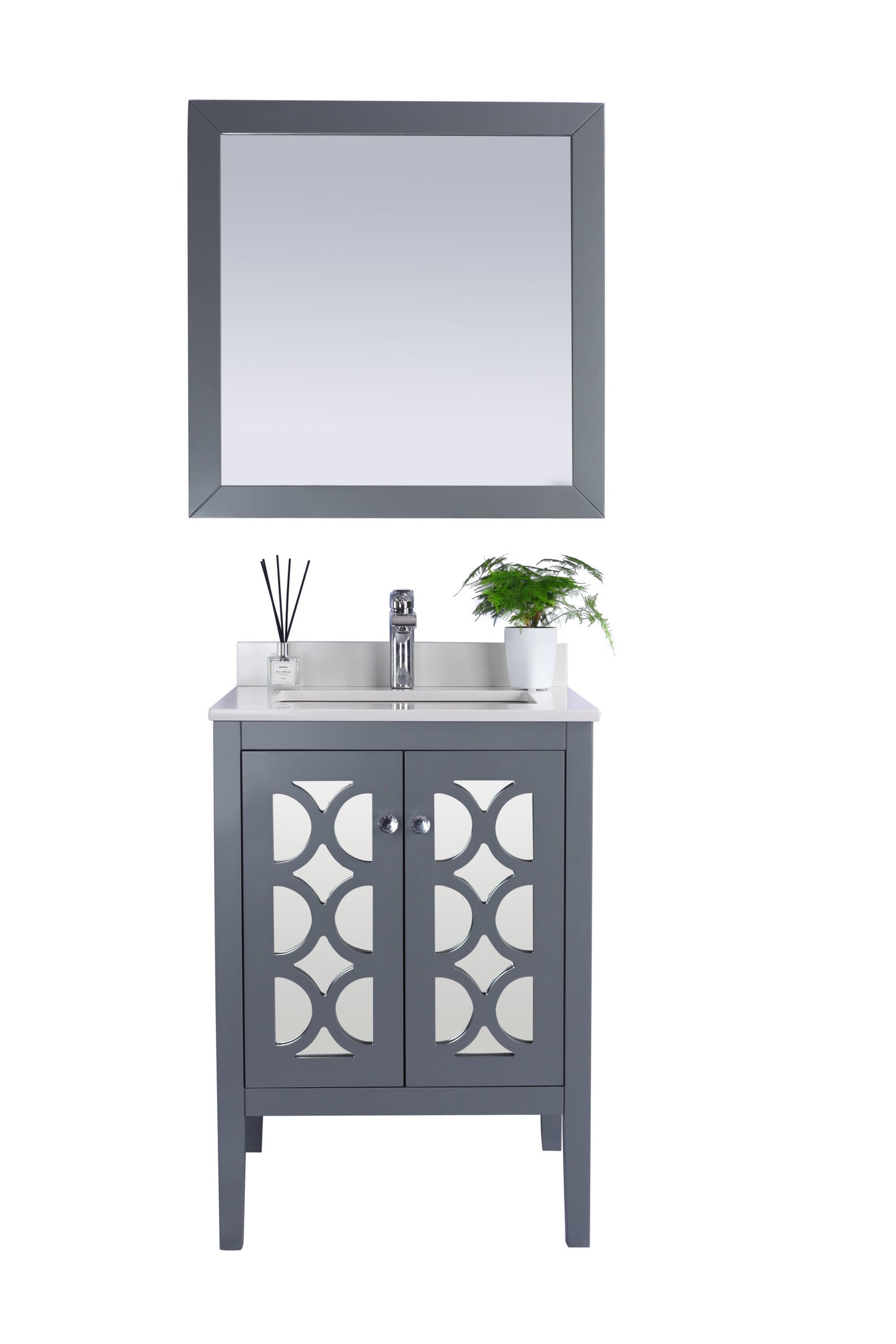Laviva 313MKSH-24G Mediterraneo 24" Bathroom Vanity with Countertop