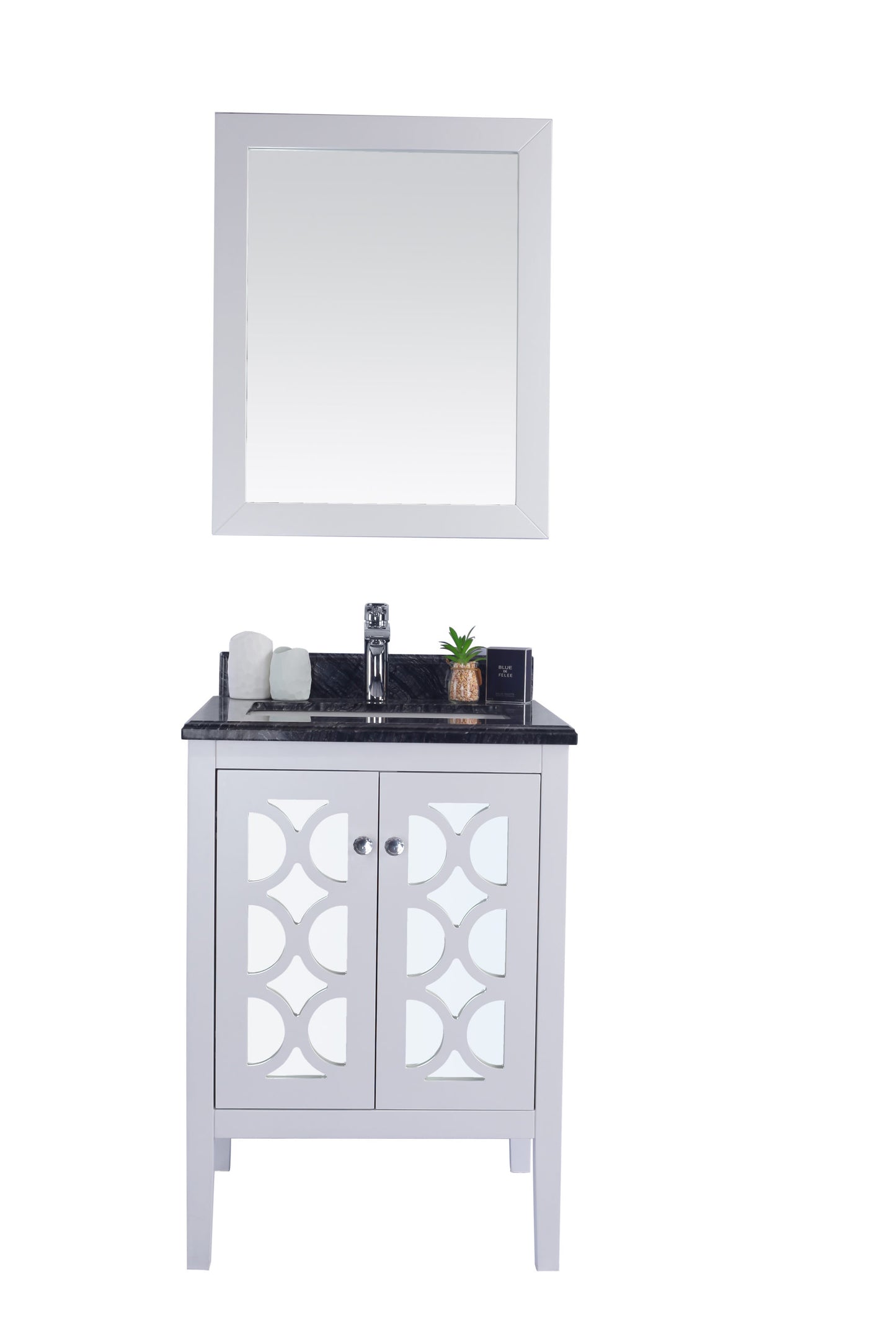 Laviva 313MKSH-24W Mediterraneo 24" Bathroom Vanity with Countertop